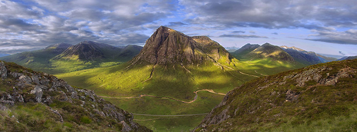 lush mountain landscapes